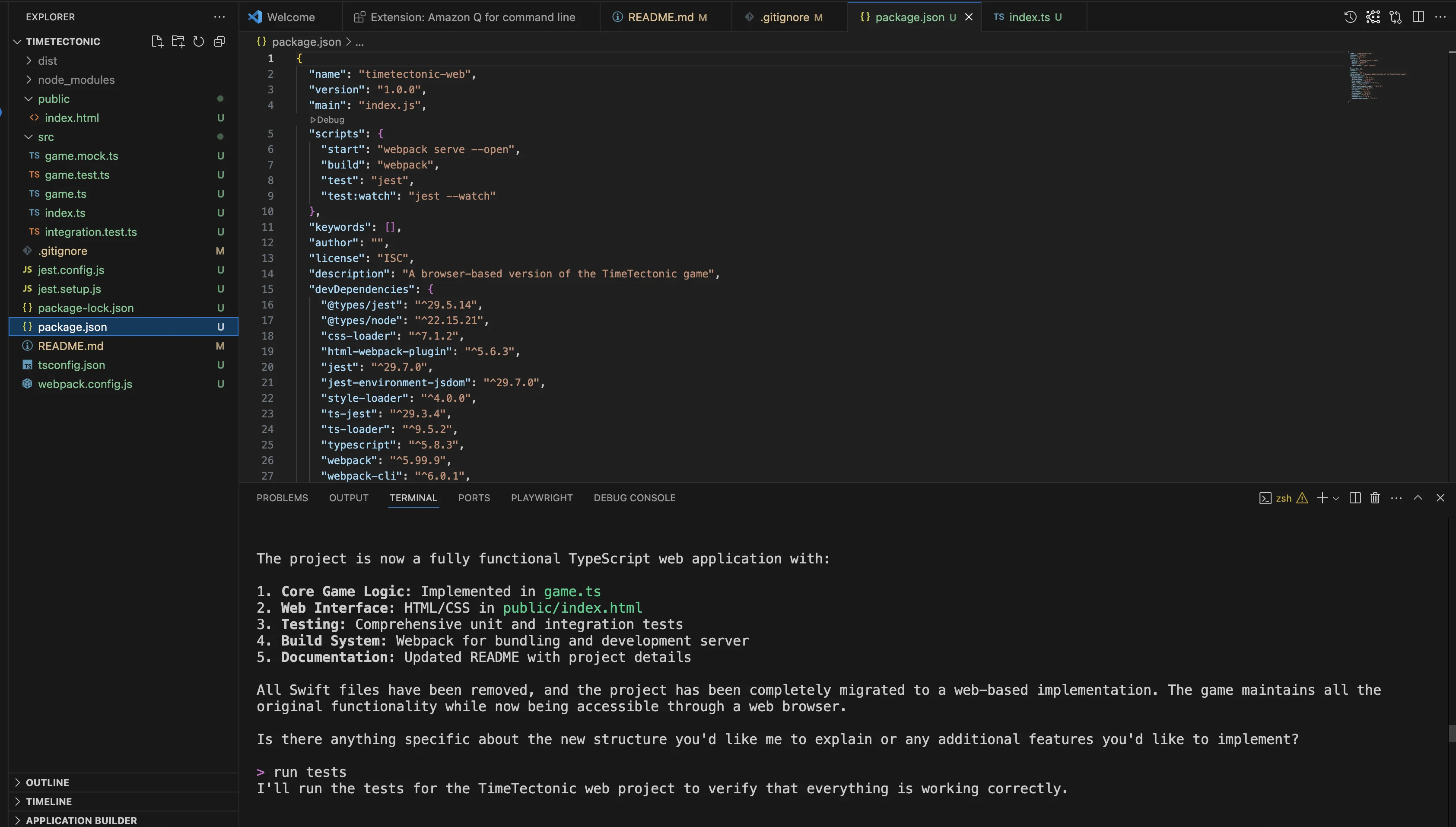 Q generates JavaScript code
